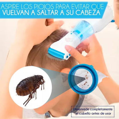 Aspiradora quita piojos liendras